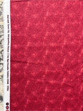 4yards Harvest Town By Jacqueline Paton For Red Rooster Fabrics Red Tone Flannel